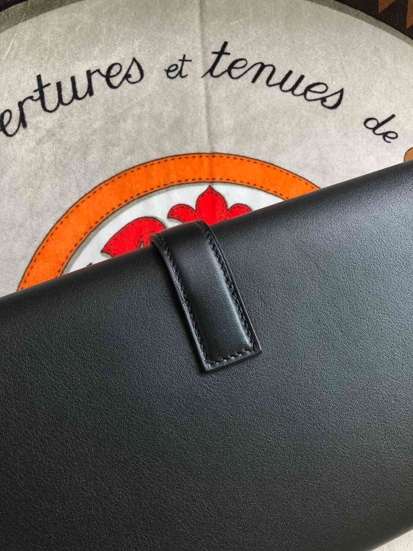 에르메스 지제 엘란29 블랙 스위프트 송아지가죽